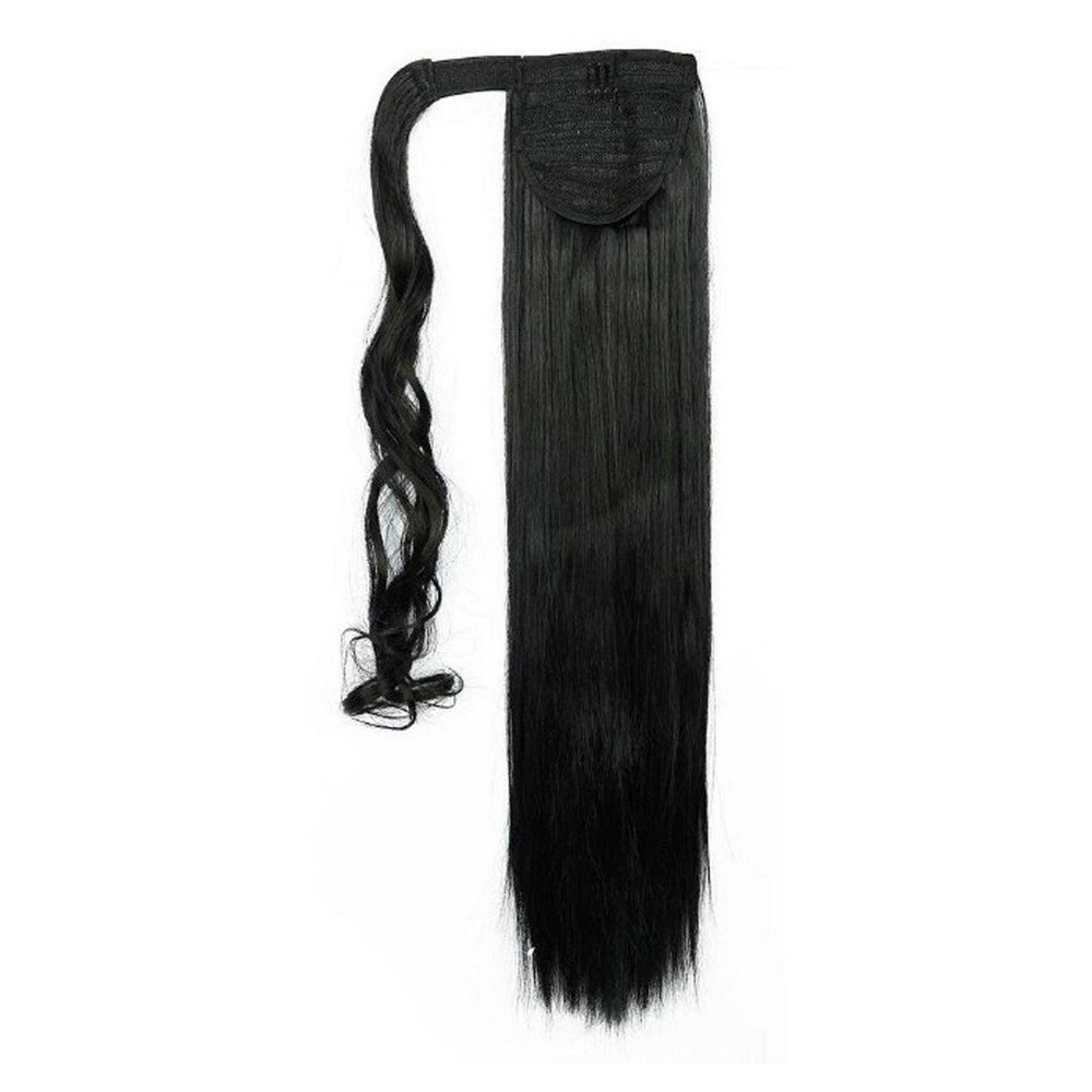 Haarteil Pferdeschwanz Zopf Haarverlängerung glatt 58 CM Dun 1 St