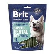 BRIT Premium Dog Dental Semi-moist Snack L Zahnpflege-Snack für mittelgroße und große Hunde 0,25 kg