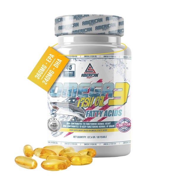 American Supplement - OMEGA 3 90 Kapseln 90 St