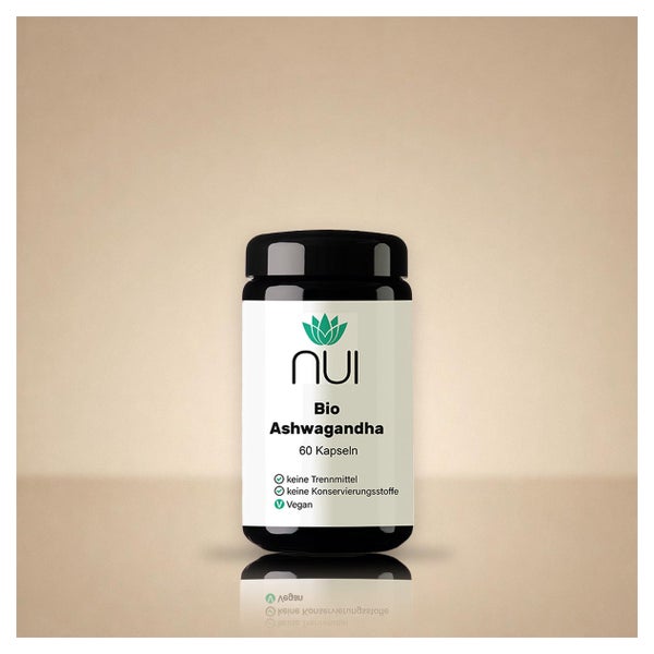 NUI Bio Ashwagandha KSM-66, 60 Kapseln