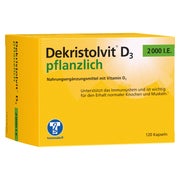 Produktabbildung: Dekristolvit D3 2000 I.E. pflanzlich Kap 120 St