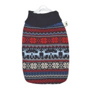 Wärmflasche Klassik 1,8 l mit Strickbezug Norweger
