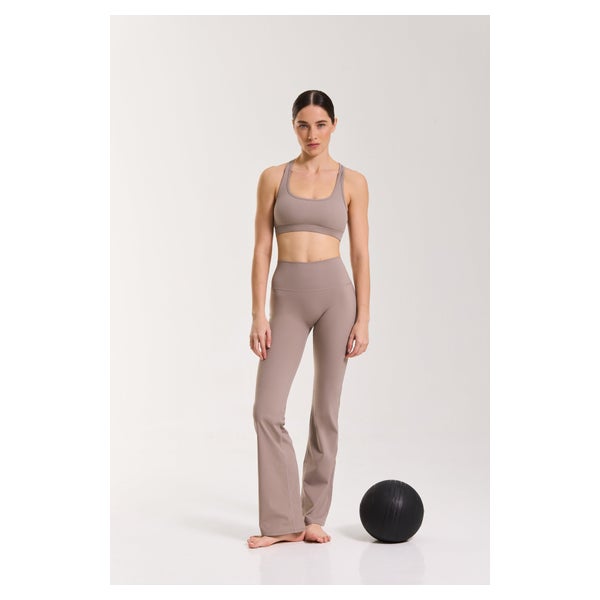 FLAIR-LEGGING STELLA TAUPE AUSGESTELLT HOCHTAILLE VERLÄNGERND 1 St