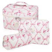 Kosmetiktasche Kulturbeutel Blumenmuster Damen 3er Set C1 1 St