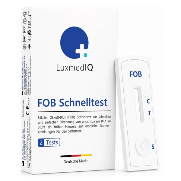 LuxmedIQ FOB Test Darmkrebs Vorsorge für Zuhause 2 St