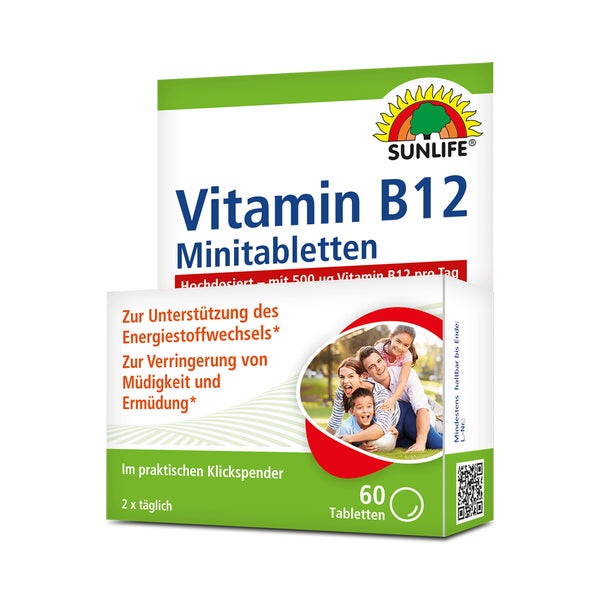 SUNLIFE® Vitamin B12 Minitabletten 4,6 g