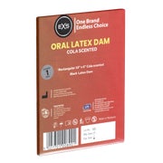 «Cola Scented Oral Latex Dam» – Hauchdünnes Lecktuch (1 Tuch) 1 St
