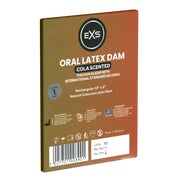 «Cola Scented Oral Latex Dam» – Hauchdünnes Lecktuch (1 Tuch) 1 St