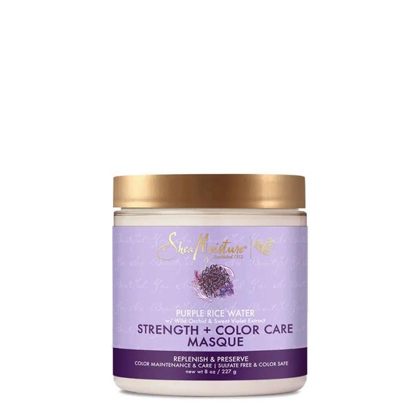SHEA MOISTURE Purple Rice Water Strength & Colour Care Masque 227 g