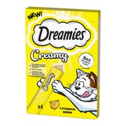 DREAMIES Creamy: Zusatzfutter mit Käse 4x10 g 0,04 kg