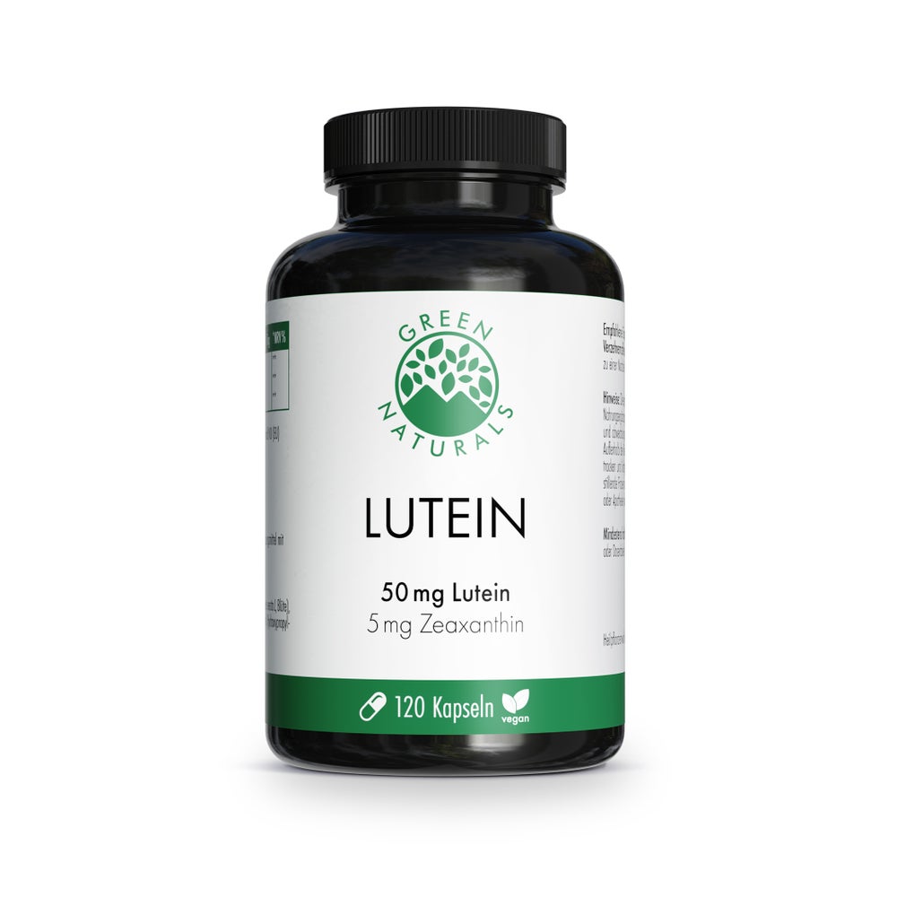 GREEN NATURALS Lutein 50mg + 5mg Zeaxanthin vegan 120 St