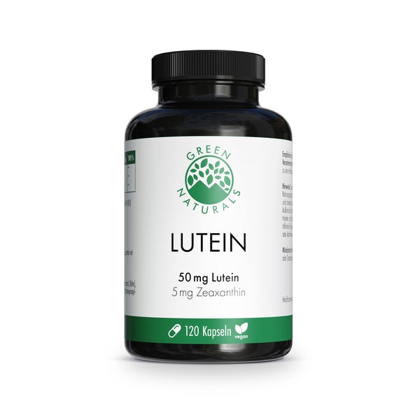 GREEN NATURALS Lutein 50mg + 5mg Zeaxanthin vegan 120 St