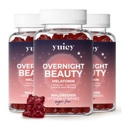 Produktabbildung: yuicy® Overnight Beauty – Melatonin Gummies zum Einschlafen 180 St