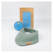 Gute-Nacht_Set "Pistazie" | Kräuterpads & Halstuch 15 St