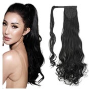 Ponytail Extensions Clipin Pferdeschwanz Haarteil 60 cm Pech 1 St