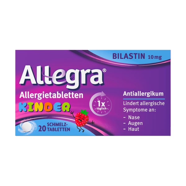 Allegra Schmelztabletten Kinder 20 St