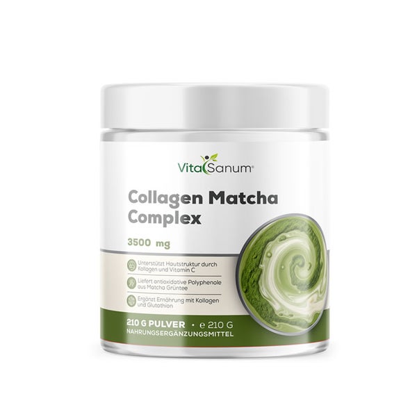 VitaSanum® Collagen Matcha Complex – 3500 mg Tagesportion – 210 g 210 g