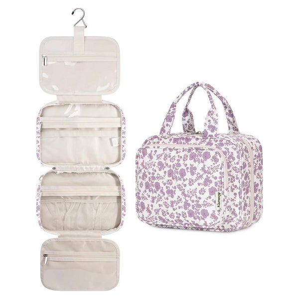 Kulturtasche Damen Kosmetiktasche B-kleine Staubige Rosa Blu 1 St