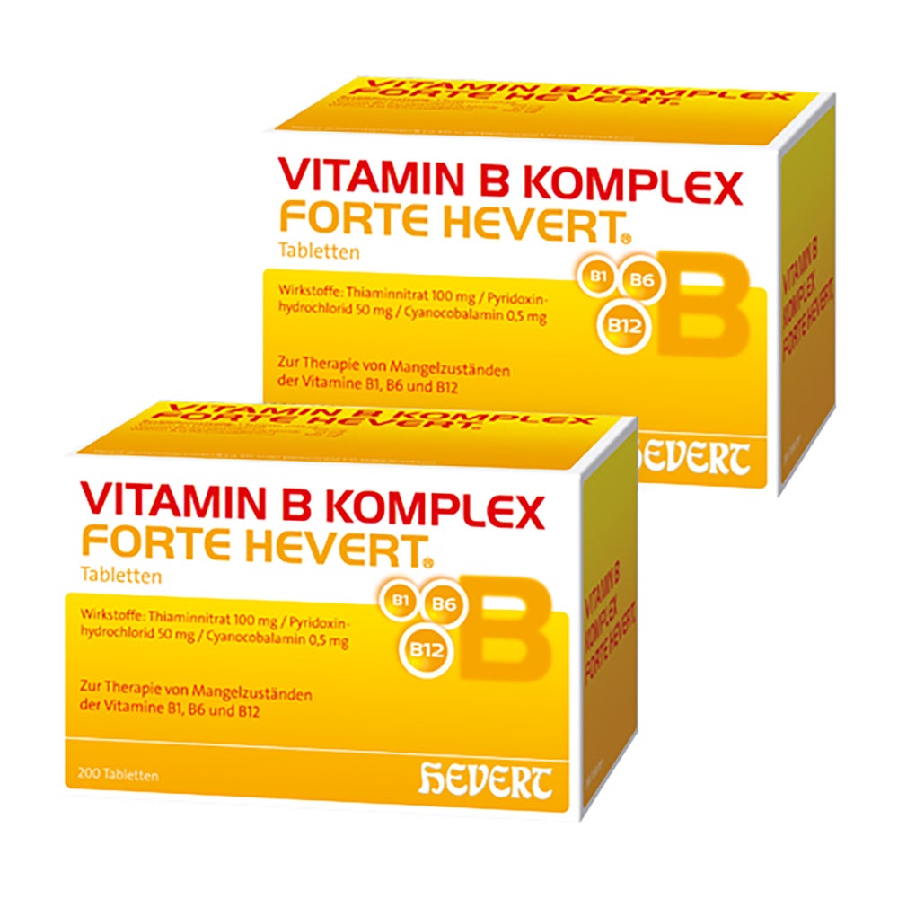 Vitamin B Komplex forte Hevert Tabletten 2X200 St