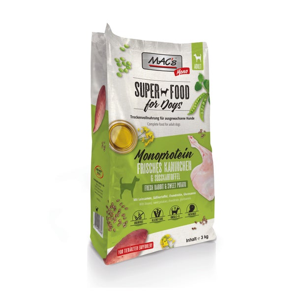 MAC's DOG - Monoprotein Kaninchen 3 kg