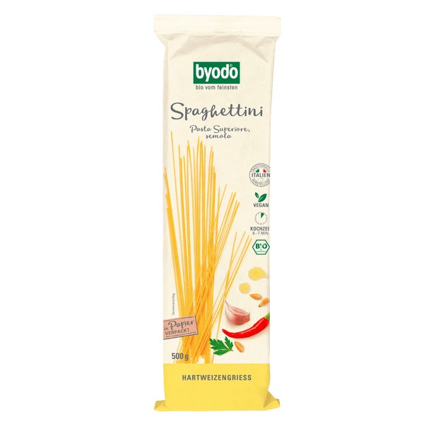 BYODO Bio Spaghettini semola 500 g