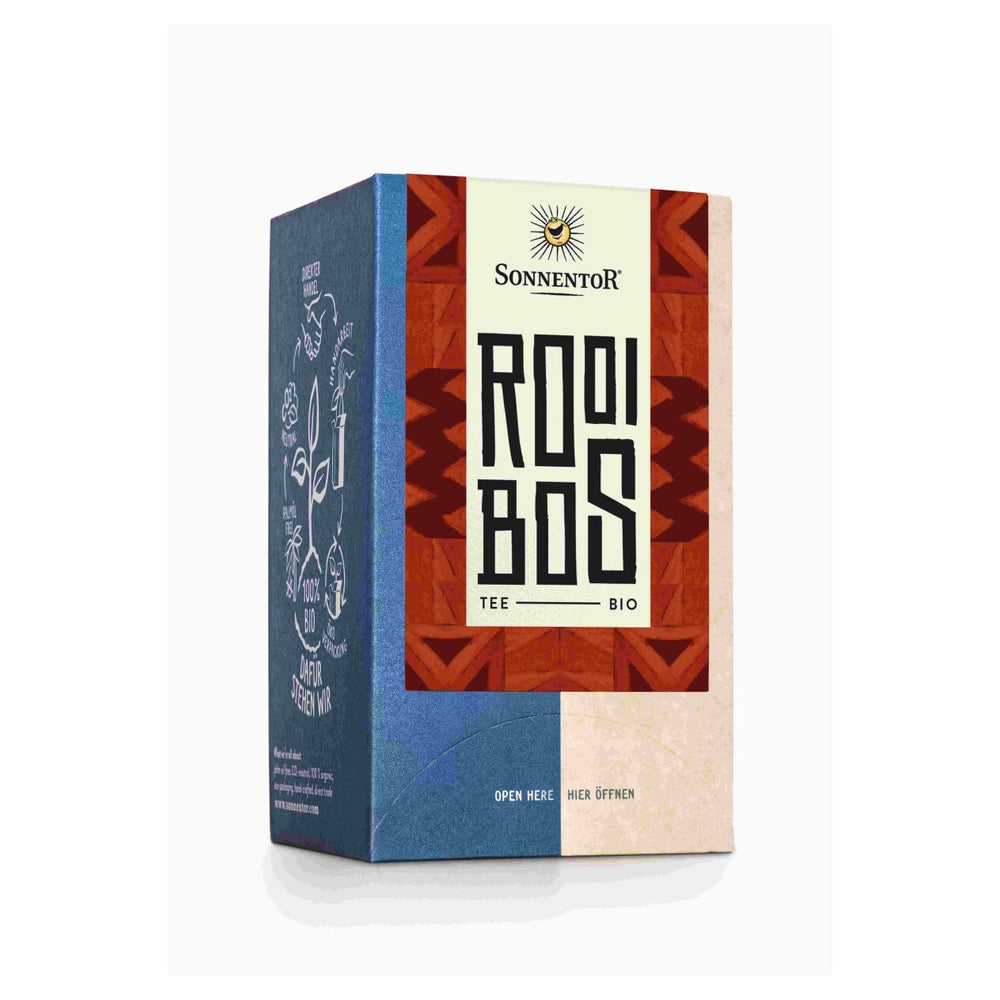Bio-Rooibos-Tee – 18 Doppelkammerbeutel für süßlich-fruchtigen Genuss 21,6 g, DK-Beutel