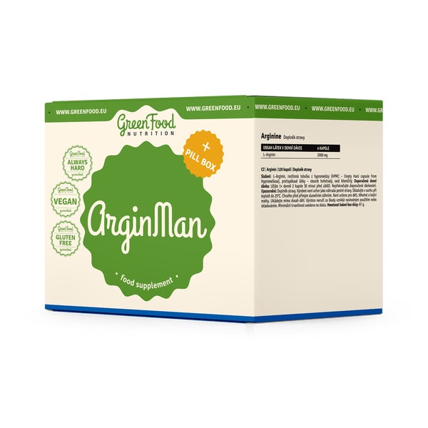 GreenFood Nutrition ArginMan + Pillbox 1 St