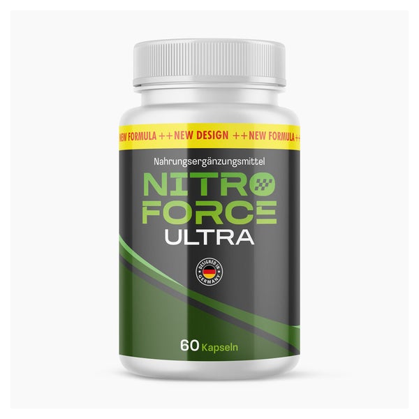 Nitro Force Ultra Kapseln mit L-Arginin & Zink | 60 Kapseln 60 St