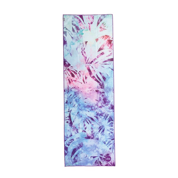 bodhi GRIP² Yoga Towel Art Collection, Arctic Leaves, blau-batik 1 St
