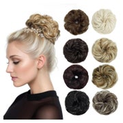 Haarteil Messy Bun Chignon Synthetisch Scrunchie Dunkelblond 1 St