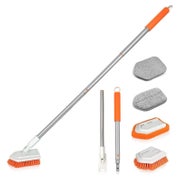 JEHONN 4-in-1 Duschschrubber mit Langem Stiel und 4 Funktion 1 St