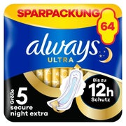 Always Ultra Binden Damen Gr. 5, Secure Night Extra 64 St