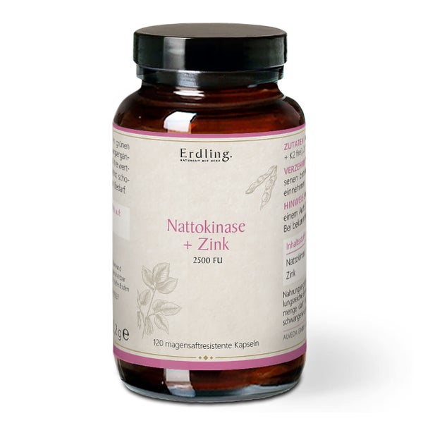 Nattokinase + Zink - 2500 Fu Erdling 120 St