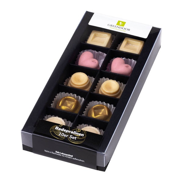 GREENDOOR Geschenk Set XL Badepralinen gemischt 100 g