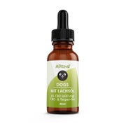 Avitava - CBD Vollspektrum Tropfen CBD-Öl (6%) für Hunde mit Lachsöl, THC-frei 10 ml