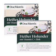Produktabbildung: DocMorris Heißer Holunder Duo 2X8X20 g