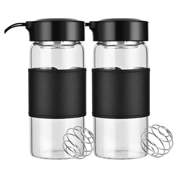 16oz BPA-freies Shaker Glas mit Integriertem Sieb & 304SS Mi 1 St