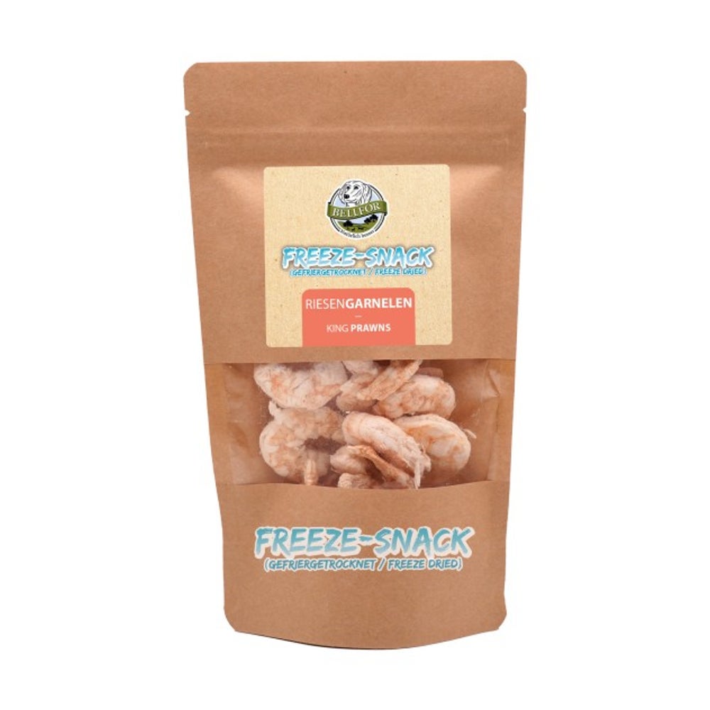 Bellfor Gesunder Freeze-Snack für Hunde - Riesengarnelen 35g 35 g