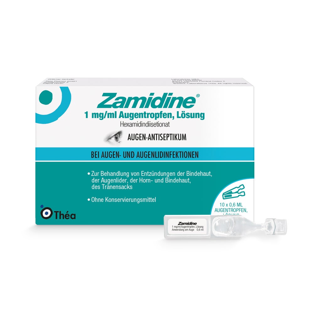 Zamidine® antiseptische Augentropfen 10X0,6 ml