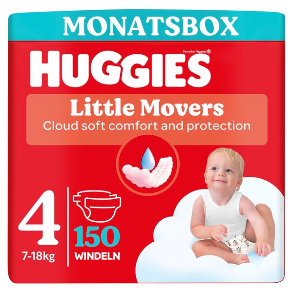 Huggies Baby-Windeln Little Movers Disney Gr. 4, 150 St. 150 St