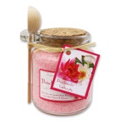 Florex Badesalz Lotus im dekorativen Glas mit Holzlöffel 300 g
