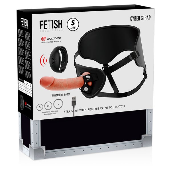 Fetish Submissive - Harness mit Fernbedienungs-Dildo