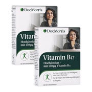 Produktabbildung: DocMorris Vitamin B12 Tabletten Duo 2X40 St