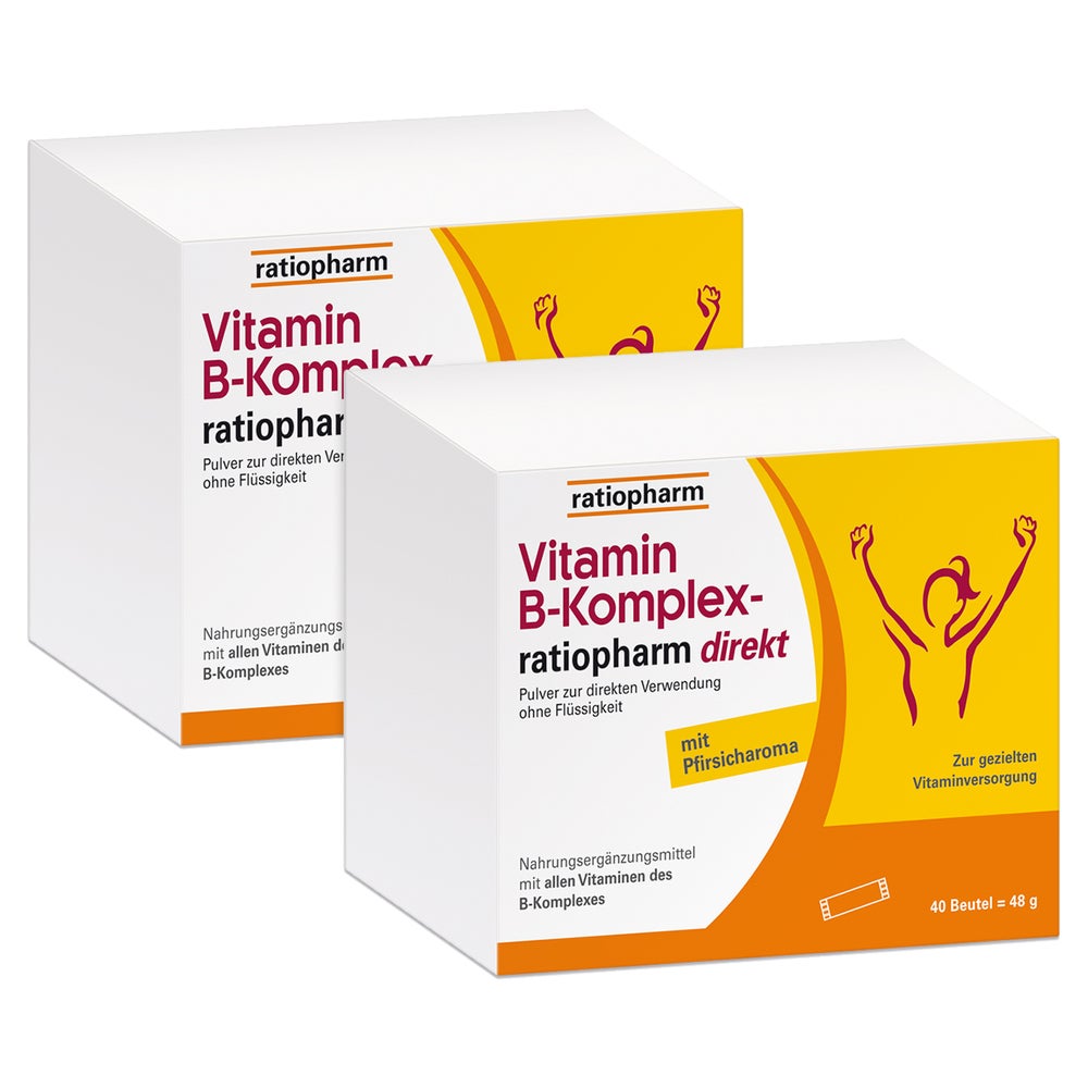 Vitamin B-komplex-ratiopharm Direkt 2X40 St