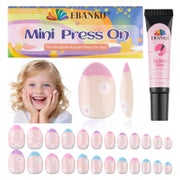 PressOn Nägel Kinder 24er Nagelkleber Kit Gänseblümchen 1 St