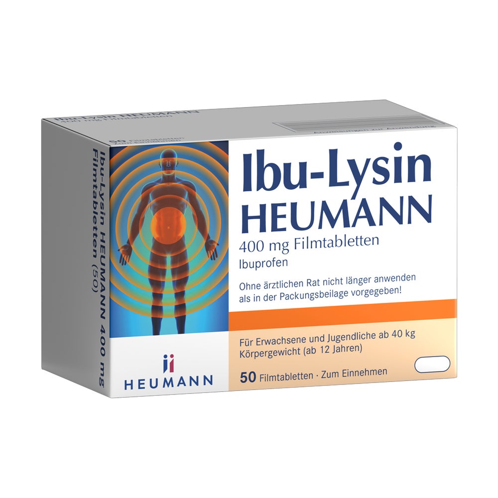Ibu-lysin Heumann 400 Mg Filmtabletten 50 St