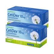 Produktabbildung: CetiDex® 10mg Antiallergikum Doppelpack 2X100 St
