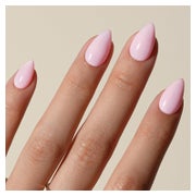Nägel Press on Kurz Mandel Pastellrosa Soft Gel Baby Rosa 1 St