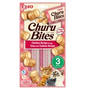 INABA Churu Bites Chicken tuna&salmon wrap 3x10g Wraps mit Thunfisch und Lachs für Katzen 0,03 kg