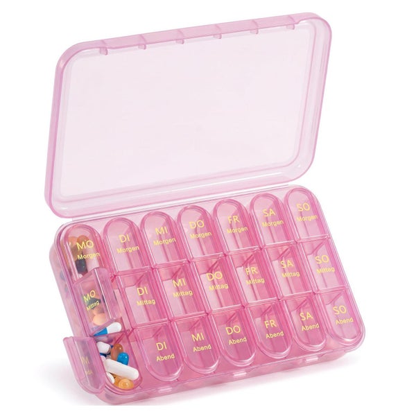 Betife Tablettenbox 7 Tage BPA-frei klein